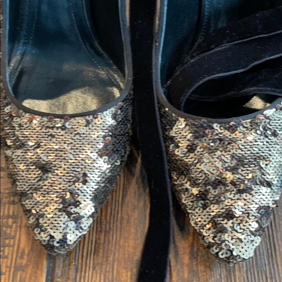 NWOT Alberta Ferretti Limited Edition Sequin Pumps - Picture 6 of 14